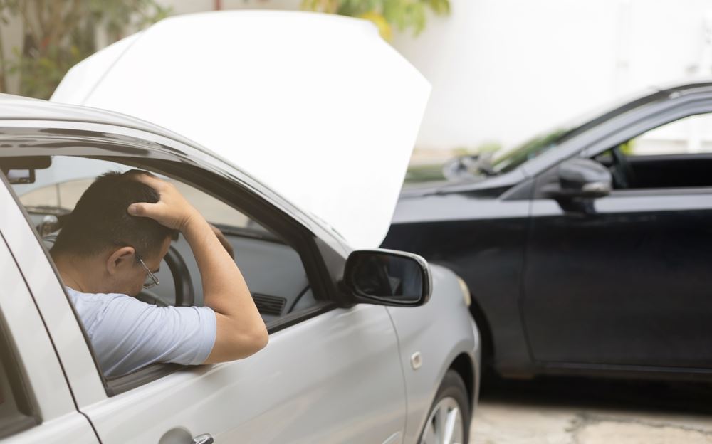 headache after car crash